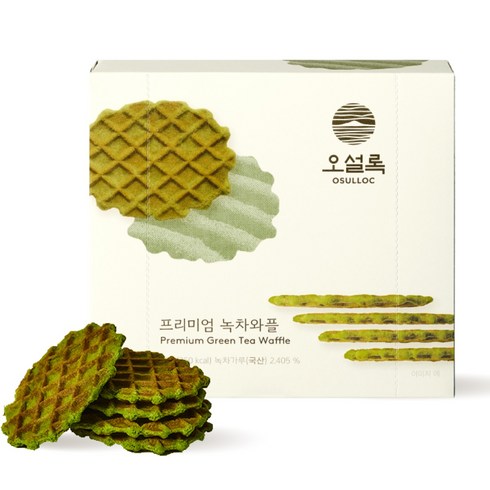 오설록 프리미엄 녹차와플, 72g, 1개