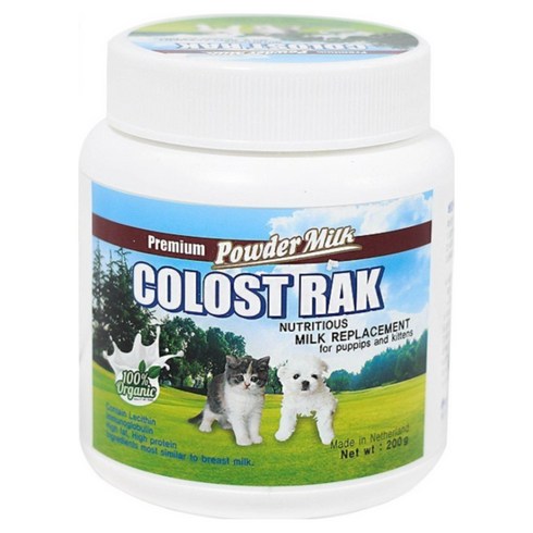 콜로스트락 분유 파우더 새끼고양이 아기고양이 200g, 1개