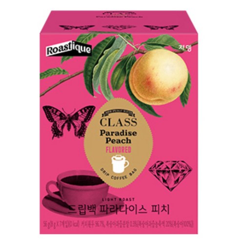 클래스 로스티크 쟈뎅 드립백 파라다이스 피치, 8g, 7개입, 3개