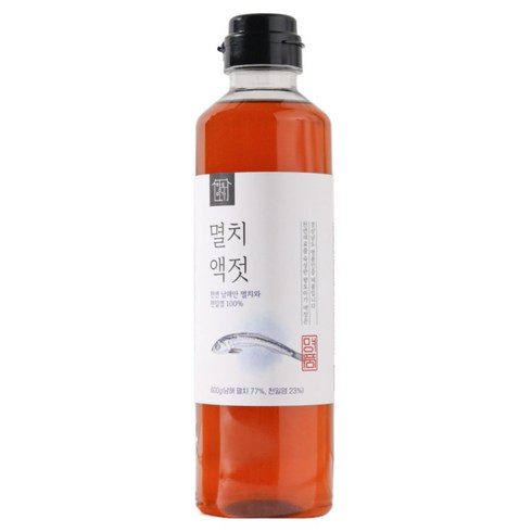 [국산 남해안 멸치] 향토미가 남해 천연 멸치액젓 경상남도 명품 인증, 1개, 600g