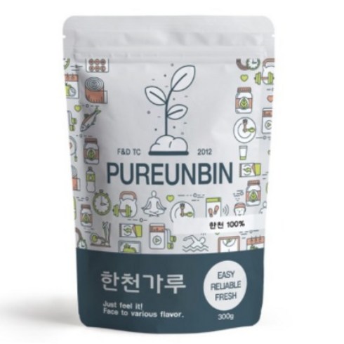 푸른빈 한천 가루 분말 우뭇가사리, 1개, 300g