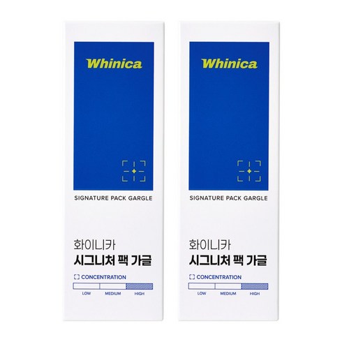 화이니카 시그니처 팩 가글 치약, 2개, 150ml
