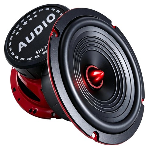WdiYa 6.5인치-4옴 탄두형 중저음 자동차/오토바이 개조용 피크 800W 고출력 스피커-좌/우 2개 1셋트, 1박스, YS-625-090