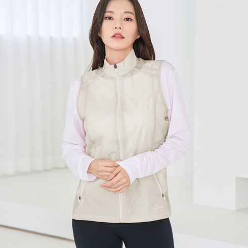 이너핏웨어 BFL 여성 등산 낚시 캐주얼 스포츠 소프트 메쉬조끼 S23VT-541