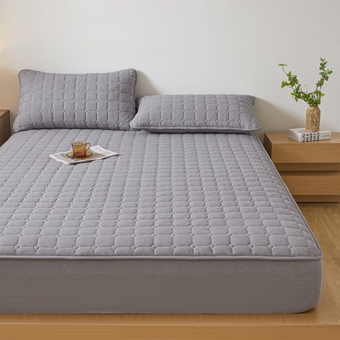 방수 방뇨 방진드기 매트리스 보호커버 안감 미끄럼방지 기계세탁 싱글/더블/퀸/킹