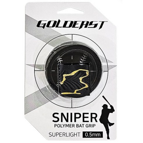골드이스트 스나이퍼 야구 배트 그립 테이프 알루미늄 그립 초경량 1.75mm, 골드웨이브, 1개