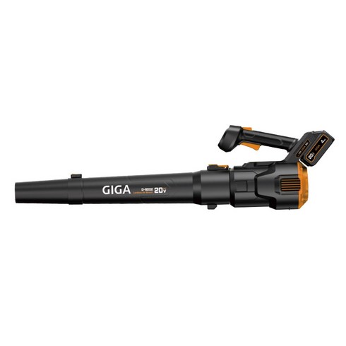 기가 20V 무선 송풍기 충전 블로워 낙엽 제설기 G-9002 4.0Ah 배터리 1개, 1세트
