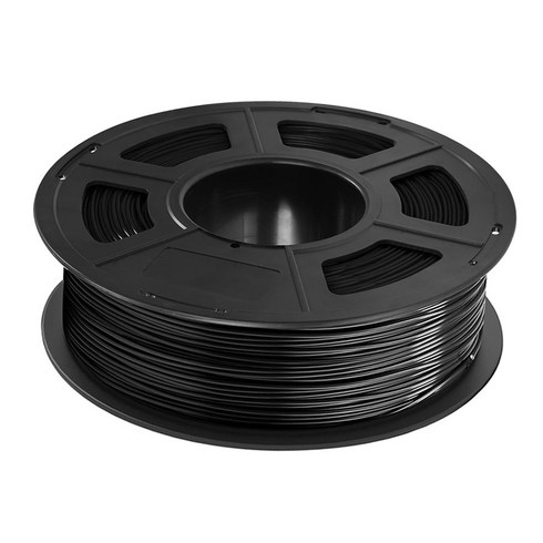 3D프린터 TPU 필라멘트 1.75mm 250g 블랙 화이트 레드 오렌지 옐로우 그린 블루 퍼플 피부색 부드럽다 다양한 컬러 고내구성 FDM 프린터 호환 소용량 필라멘트, TPU 검정색