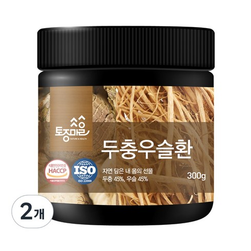 토종마을 국산 두충우슬환, 2개, 300g