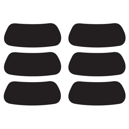 EYEBLACK 오리지널 아이블랙 스티커 (18개) 눈부심 방지 아이패치 9 pairs, 블랙, 1개