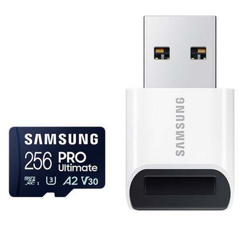 삼성전자 PRO Ultimate 256GB + 리더기 마이크로SD 메모리카드 MB-MY256SB/WW, 1개