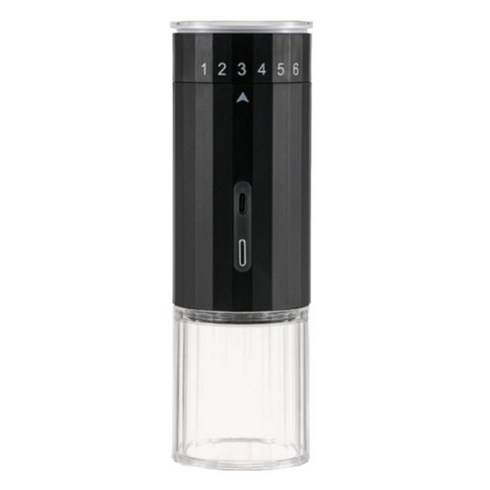 리안모어 전동 소금 후추그라인더 무선 자동 글라인더, 1개, 142ml
