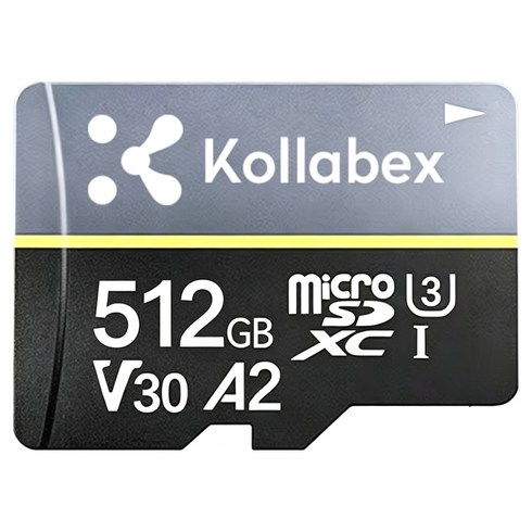 Kollabex 고속 micro SD 카드 1TB 512GB 256GB 128GB, 1개