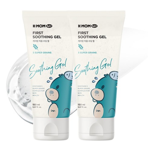 케이맘 유아용 비건 처음 수딩젤 무향, 2개, 150ml