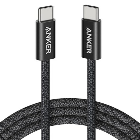 앤커 240W 초고속 C타입 1.5m 케이블, 1개, 블랙 1.5m