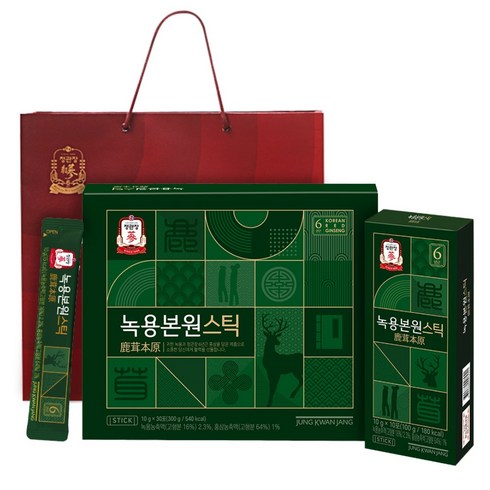 정관장 녹용본원스틱 30p + 쇼핑백, 300g, 1개