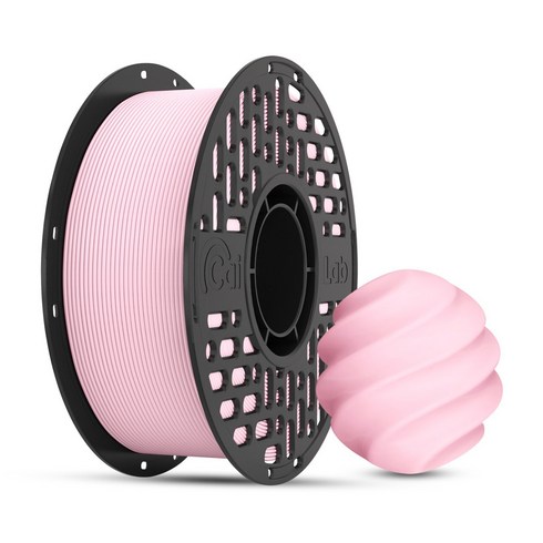 CaiLab 고강도 고탄성 PLA+ 3D 프린터 필라멘트 1.75mm 노즐 막힘 없는 선경 안정성 1kg | 뱀부랩 3D 프린터(P1S P2S A1 H2D등) 호환, 벚꽃 분홍색, (PLA)