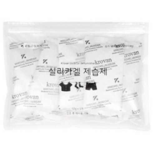 크로반 제습제 실리카겔 습기제거제 신발 의류 방습제 서랍용 서랍장 신발장, 30개, 50g