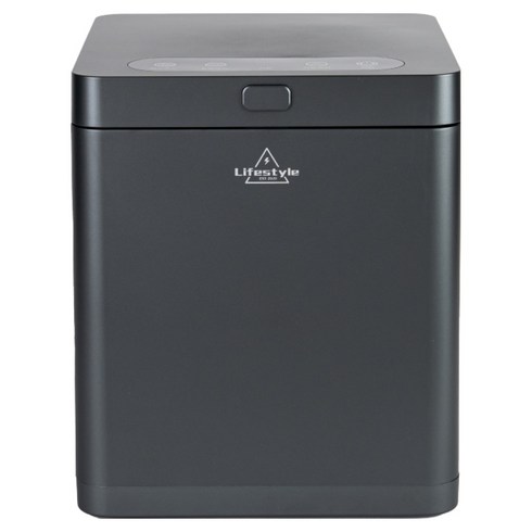 라이프스타일 음식물 쓰레기 처리기 2.5L 가정용 HQD-260 메탈그레이 건조분쇄 보관기능 쾌속모드