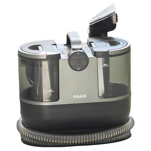 한경희 메가스팀 스팟클리너 습식 스팀청소기 HSP-D6010 고온 살균 패브릭 카페트 매트리스 소파얼룩제거, 블랙