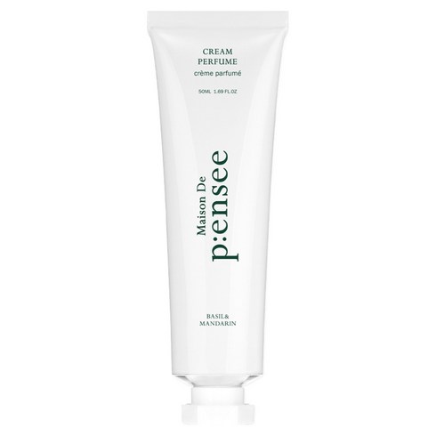 메종 드 펜세 크림 퍼퓸 고체 향수 바질 앤 만다린, 50ml, 2개