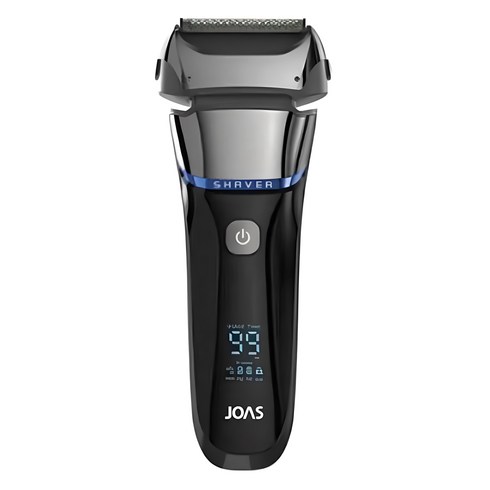 조아스 충전식 방수 휴대용 전기면도기 건습식 전동, JS-5810, 블랙+실버