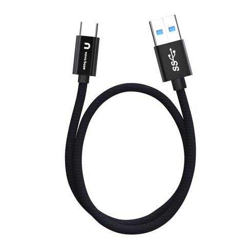 속도빠른 안드로이드오토 케이블 C타입 고속 충전 데이터 케이블 USB3.2 Gen2 A TO C, 블랙10Gbps, 100cm, 1개
