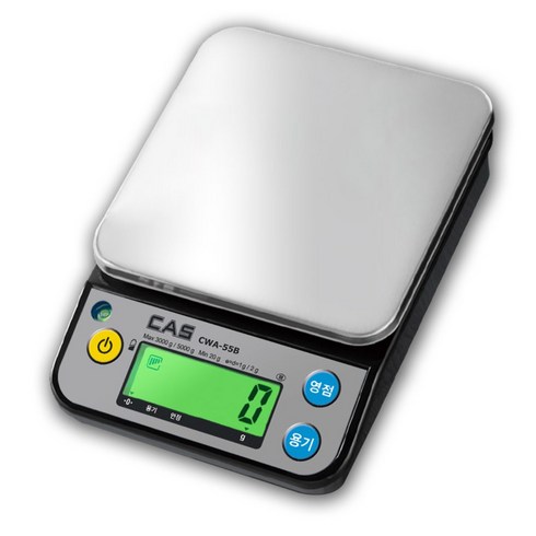 카스 디지털 주방저울, 5kg, 혼합색상, CWA-55B