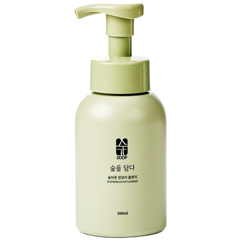 숲바른 아기 엉덩이 클렌저 신생아 유아 청결제, 300ml, 1개