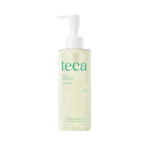테카테카 카밍 포어 블랙헤드 피지 딥 시카 클렌징 오일, 2개, 200ml