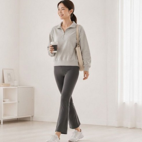 노바요가 빅사이즈 쿨링 레깅스 여성 요가 필라테스 부츠컷
