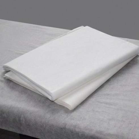 더더스몰 배개시트 일회용 방수 위생 시트 50 x 70cm 부직포 왁싱용시트, 흰색, 200개