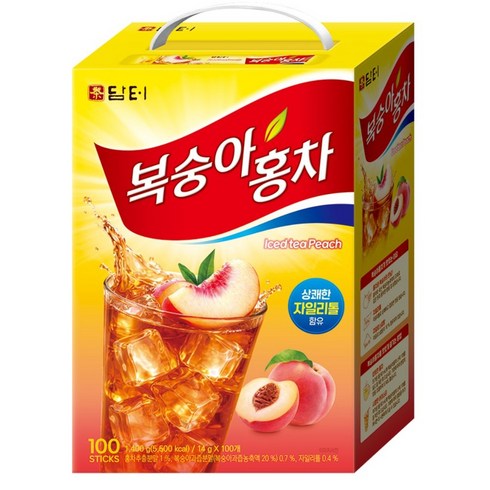 담터 아이스 복숭아, 14g, 100개입, 1개