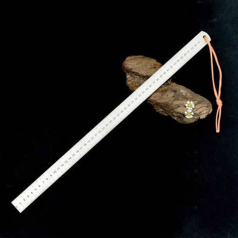 칼자 초강력 50cm 60cm 강철자 휘어지지않는 강철자 쇠자, 1개, C형-5mm강철자