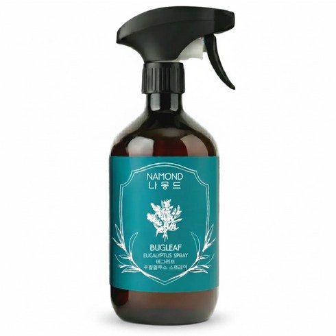 버그리프 가정용&차량용 천연 오일 탈취제 유칼립투스 스프레이, 1개, 500ml