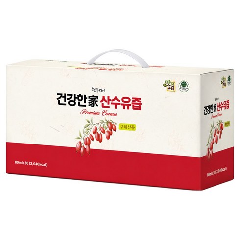 지리산을팜 구례 산수유즙 진액, 30개, 80ml