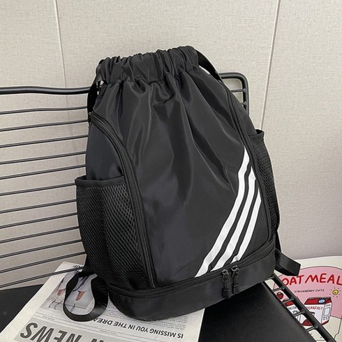 [단체주문 대환영] 스포츠가방 운동가방 백팩 농구가방 배드민턴가방 수영가방 축구가방 학원가방, 1개, 블랙