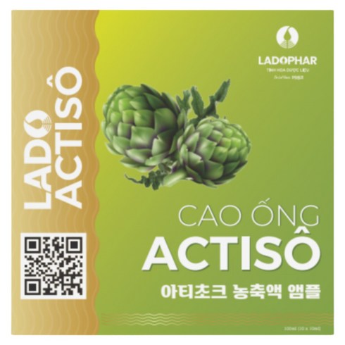 베트남 라도 아티소/아티초크 무설탕 10앰플 정품 - 한글패키지 [원산지:베트남], 4개, 100ml