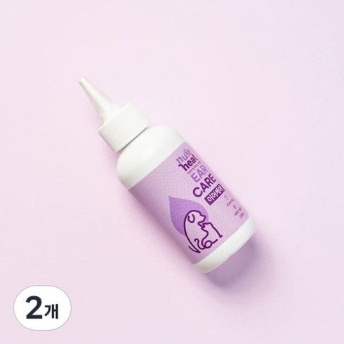 뉴앤힐 이어케어 반려동물 저자극 귀세정제, 2개, 120ml