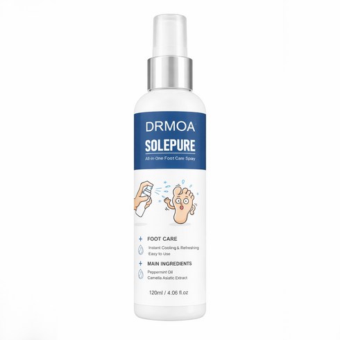 디알모아 솔레퓨어 올인원 풋케어 스프레이, 1개, 120ml, 1개입