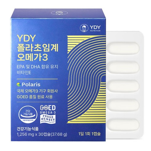 YDY 폴라초임계오메가3, 30정, 1개