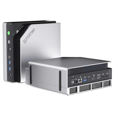 GMKtec AMD 라이젠 AI Max+ 395 AI 미니PC 8060S 그래픽 윈도우11 프로 LPDDR5X PCIe 4.0, EVO-X2, WIN11 Pro, 1TB, 64GB, 실버
