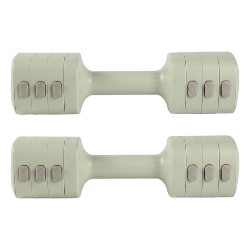 WELLGYM 5kg/아령 양용도 무게는 계단식으로 조절할 수 있음 다용도 가정식 헬스기구 전신 근력 트레이닝 녹색, 2개, 2.5kg