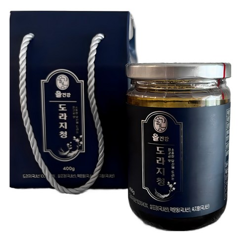 [올건강] 도라지청 약도라지청 국산 400g, 2개
