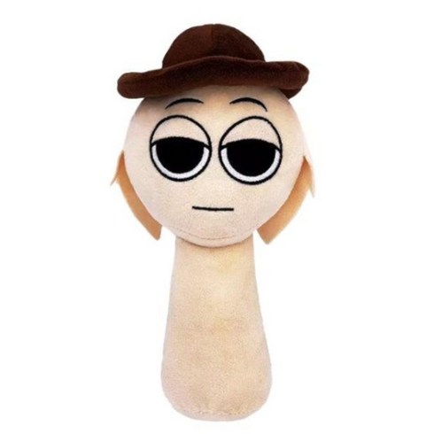 스프런키 Sprunki 캐릭터 피규어 봉제 애착 인형 선물, 1개, 02_터너, 25cm
