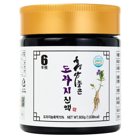 풍기농부 홍삼품은도라지진액 도라지청 약도라지청 배도라지청 국내산, 600g, 1개