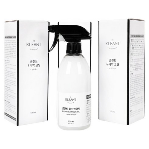 클렌트 자동차 유리막 코팅 관리제 발수 광택제, 500ml, 1개