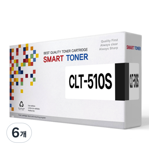 디디토너 CLT-K510S 호환, 검정, 6개
