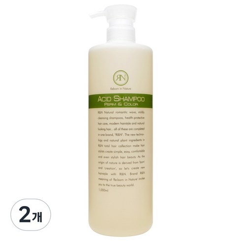 일진코스메틱 아렌 산성샴푸 펌 컬러, 1L, 2개