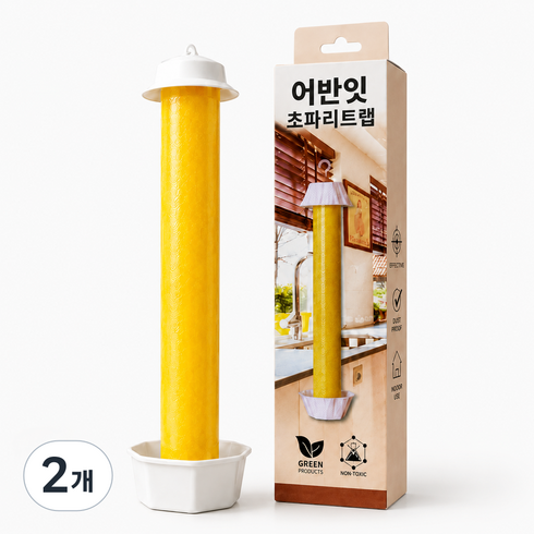 어반잇 초파리트랩 끈끈이 날파리 플라이스틱, 2개, 1개입